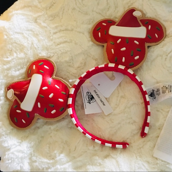✨ NWT Disney Christmas Sugar Cook Mickey Ears ✨ - Picture 8 of 10